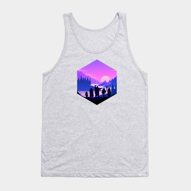 Adventure Party RPG D20 Dice Tank Top by OfficialTeeDreams